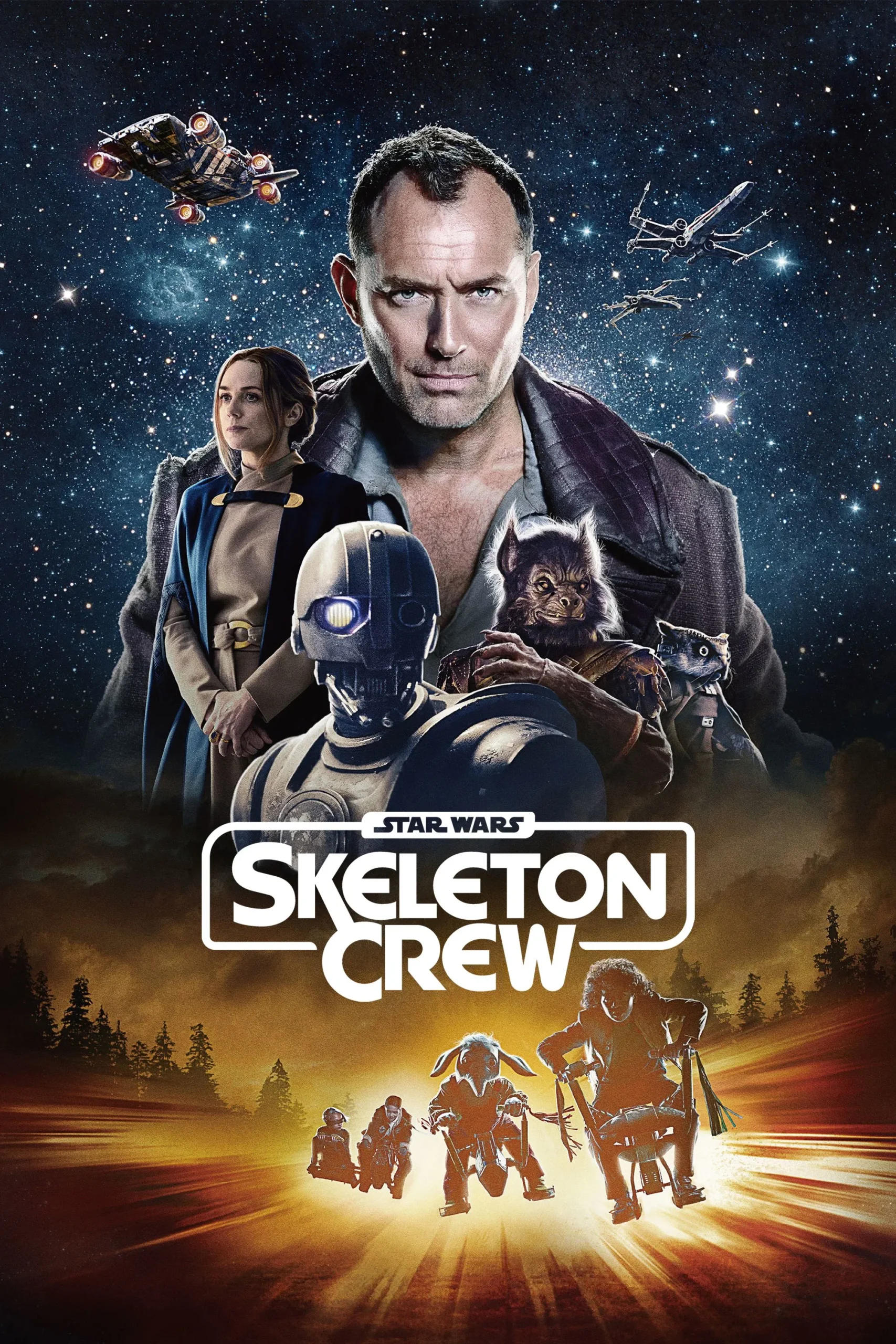 Star Wars: Skeleton Crew - Season 1 (Hin+Eng)
